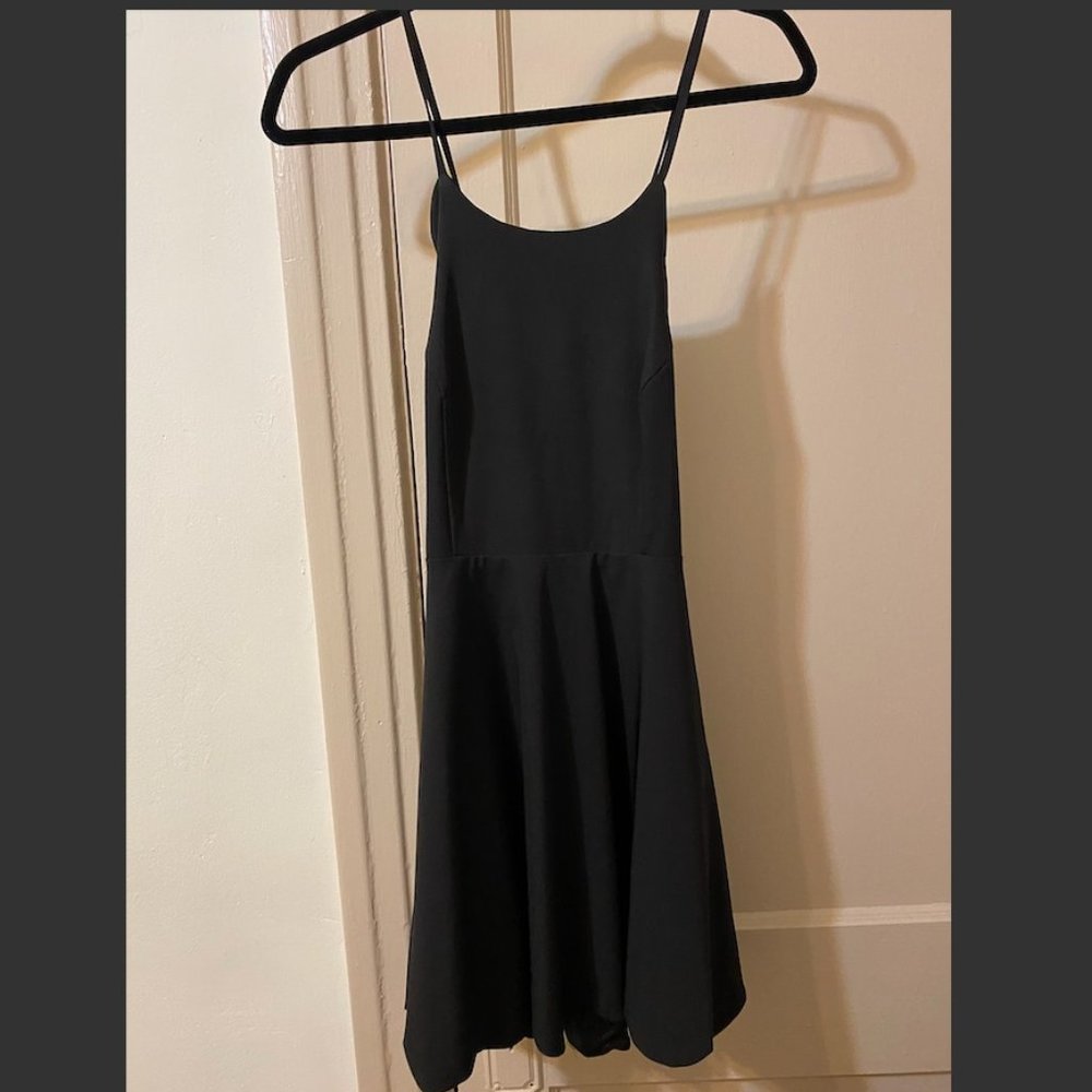 Backless Black Dress